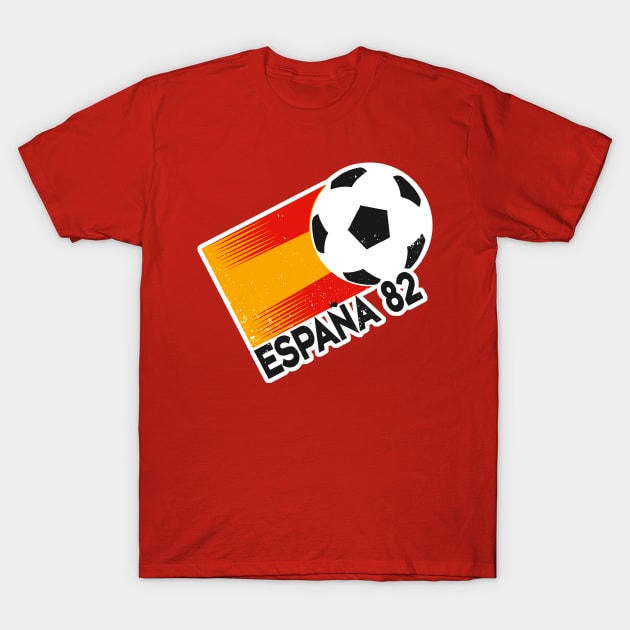 Espanã 82 - 1982 FIFA World Cup T-Shirt by MalcolmDesigns